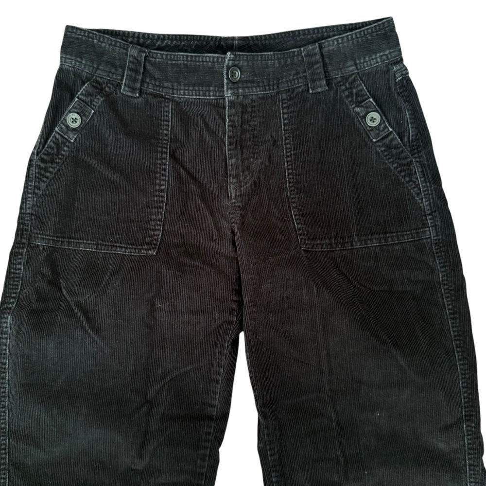 Women's Columbia Corduroy Pants Straight Leg Cargo Stretch Cotton Faded Black 10 - Picture 5 of 10